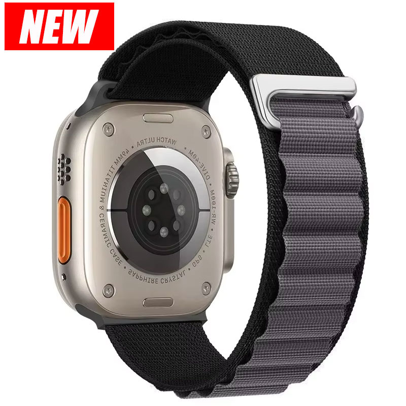 Alpine Loop for watch band ultra 2 49mm Series 10 46mm 42mm 40-44mm 45mm 41mm G-hook sport strap iwatch 10 9 8 7 6 SE 5 4
