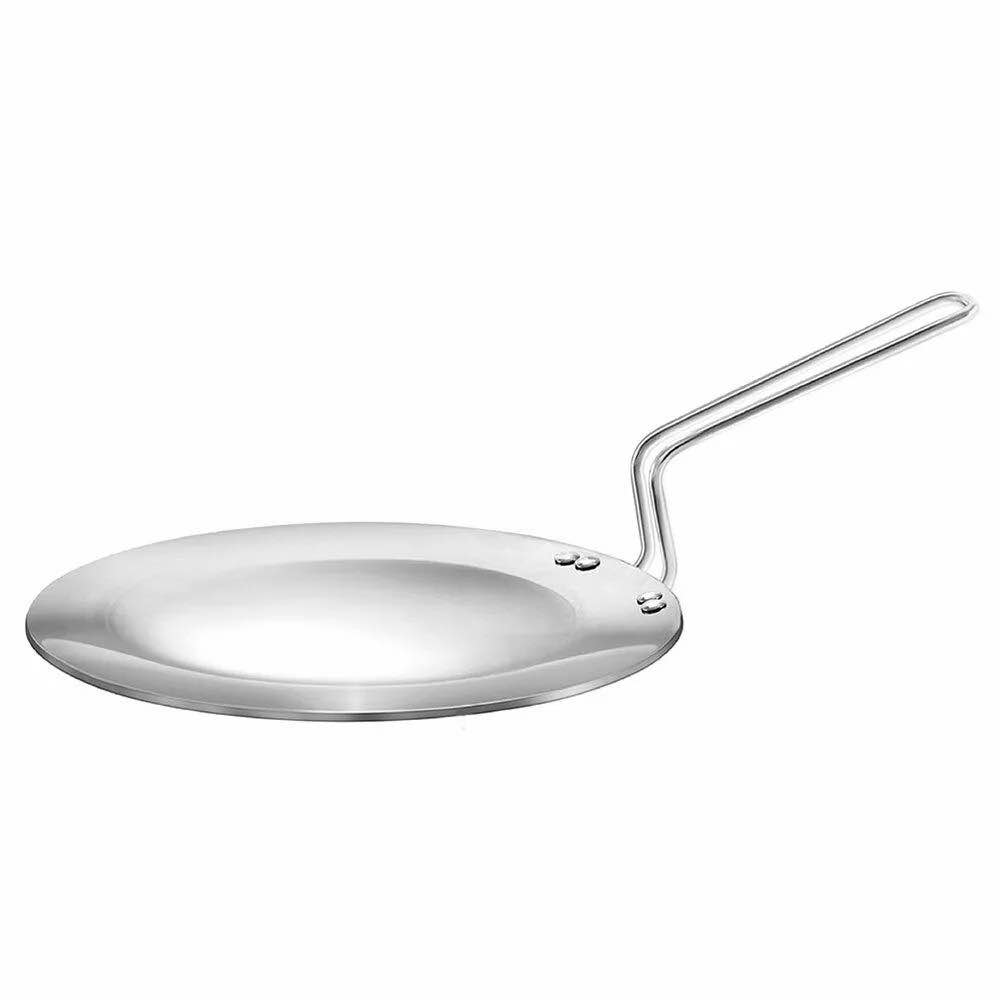Hawkins Stainless Steel Tri-Ply Tawa With Induction Base 26 cm