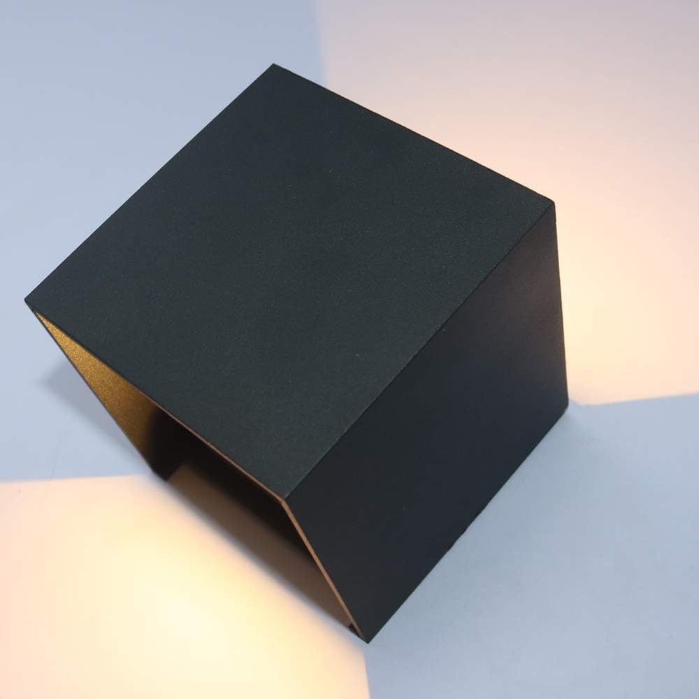 LED Wall Lamps 7W Cold White Warm White Waterproof Outdoor Interior Modern Nordic Square Wall Lights For Indoor Garden Corridors