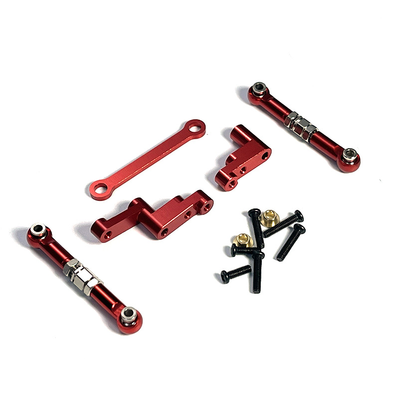 For Hyper Go MJX 16207 16208 16209 16210 H16 H16BM 1/16 RC Car Metal Parts Steering Tie Rod Assembly
