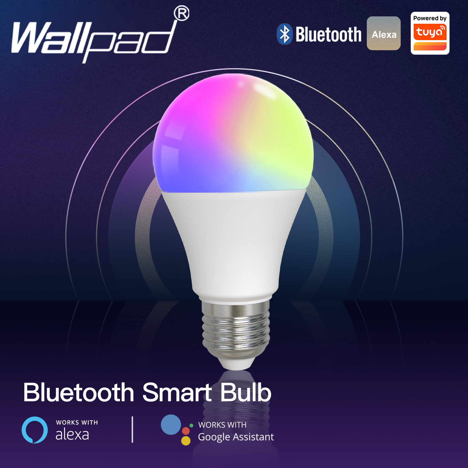 Bluetooth E27 LED RGB Lamp Spotlight Bulb AC 85-265V Bombillas 10W Remote Control Smart RGBW Light Home Decoration