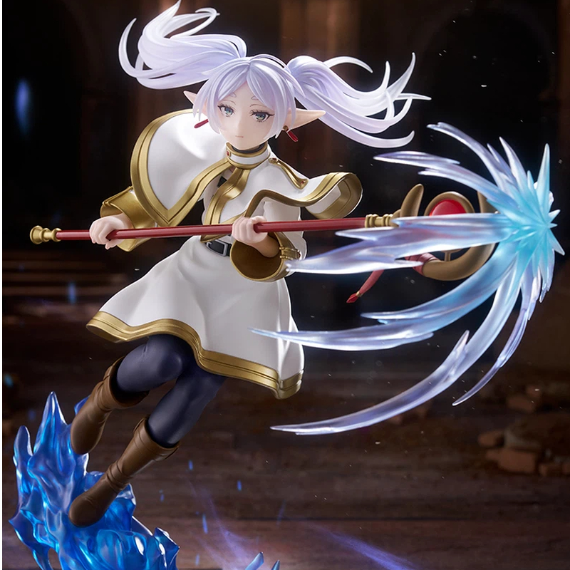 Frieren: Beyond Journey'S End 21cm Frieren Anime Figure Model Statue Exquisite Desktop Ornament Collection Toys Surprise