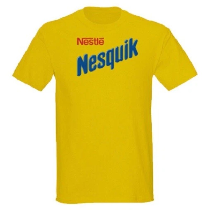 S-5XL Nesquik Chocolate Milk T-shirt High-end Luxury Is for Both Men and Women Top Y2k Summer 2026 Hot Sale