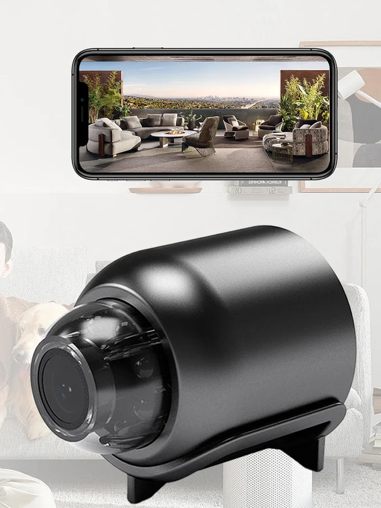 1080P HD WiFi Mini Camera Wireless Night Vision Home Security Remote Monitor For Kids Pet X5 Camera