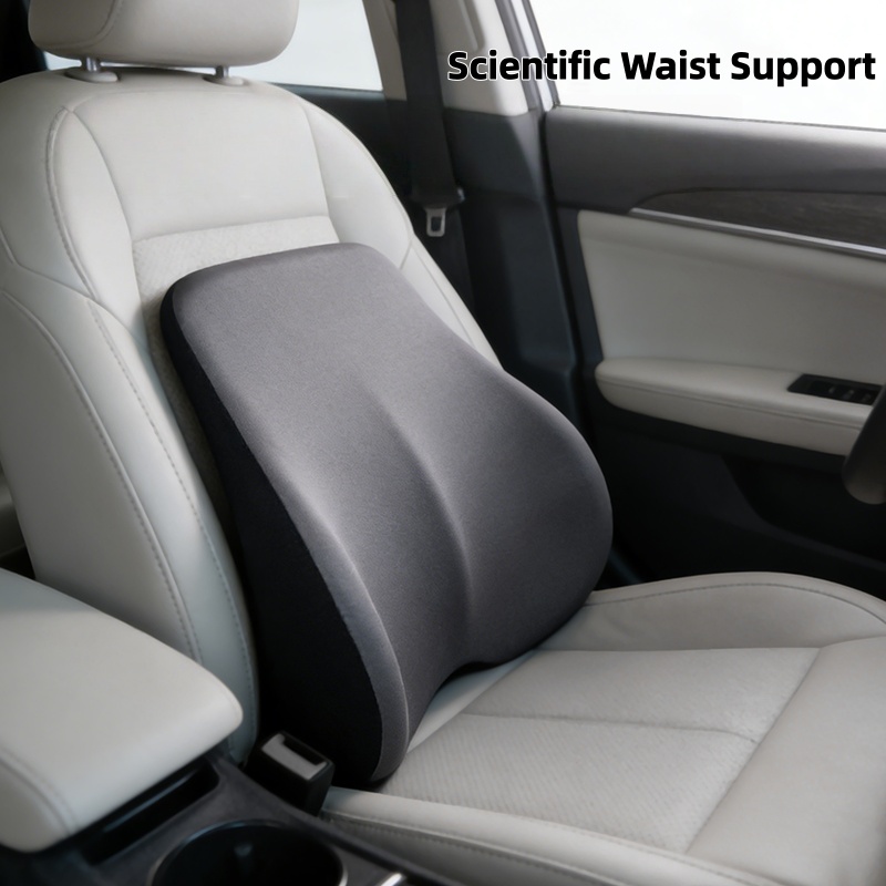 High Quality Car Waist Support Cushion Comfort Soft Ergonomic Car Lumbar Pillow Reduce Fatigue Universal Auto Accessorys