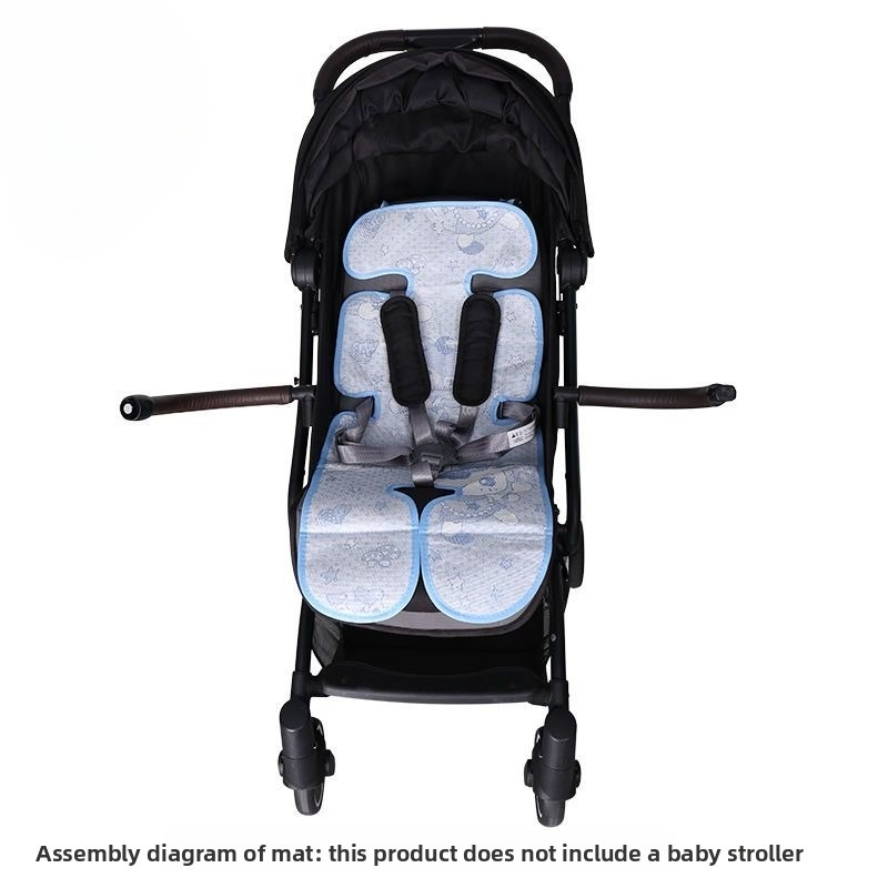 Universal Baby Stroller Seat Cushion, Breathable Summer Pushchair Liner Pad for Infant Pram Car Seat