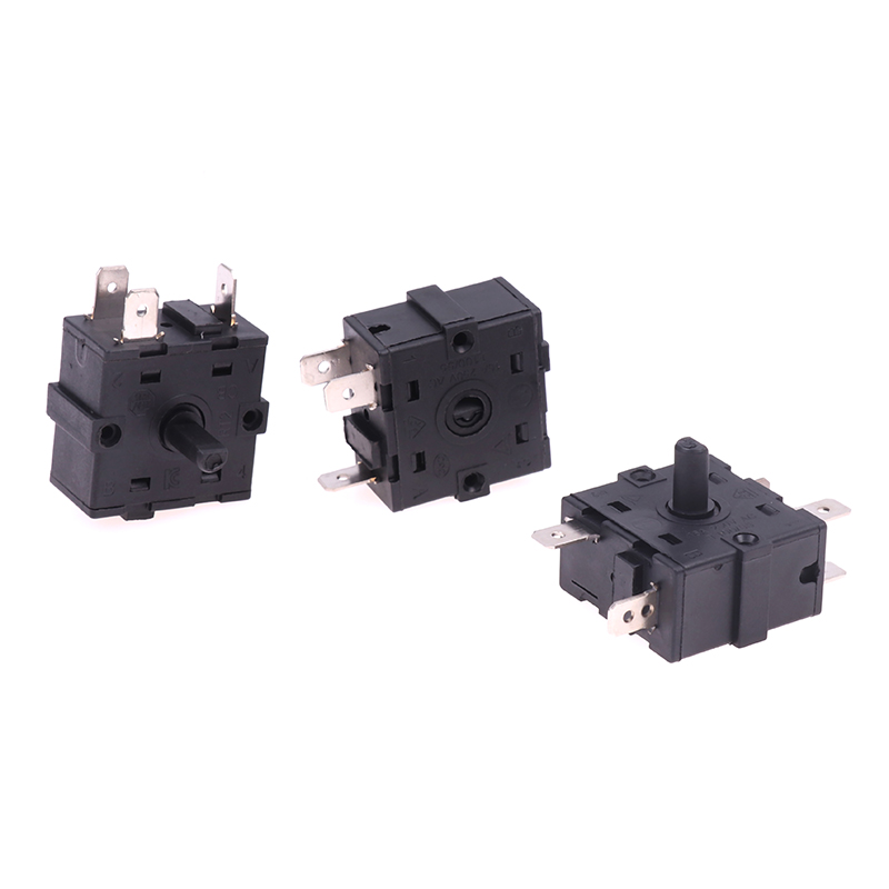 1PCS 3/5 Pin 2/4 Position Rotary Switch Selector AC 250V 16A Radiator For Electric Room Heater