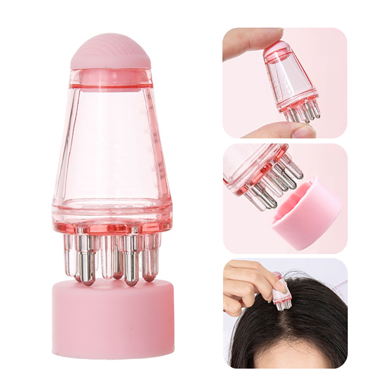 1PCS 6ML Scalp Applicator Liquid Comb Nourish Hair Roots Massager Comb For Head Hair Growth Hair Regrowth Liquid Serum Oil Brush