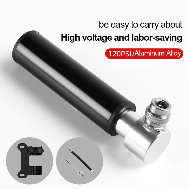 Mini Bike Pump Schrader Presta Valve MTB Road Cycling Pump Aluminum Alloy Bicycle Hand Air Pump Tire Inflator Cycling Equipment