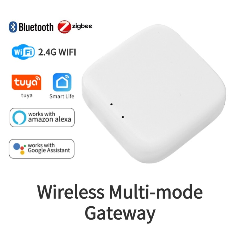 MOES Tuya Smart ZigBee Bluetooth Multi-Mode Gateway Hub Type-C Power Wireless Home Automation Works with Alexa Home