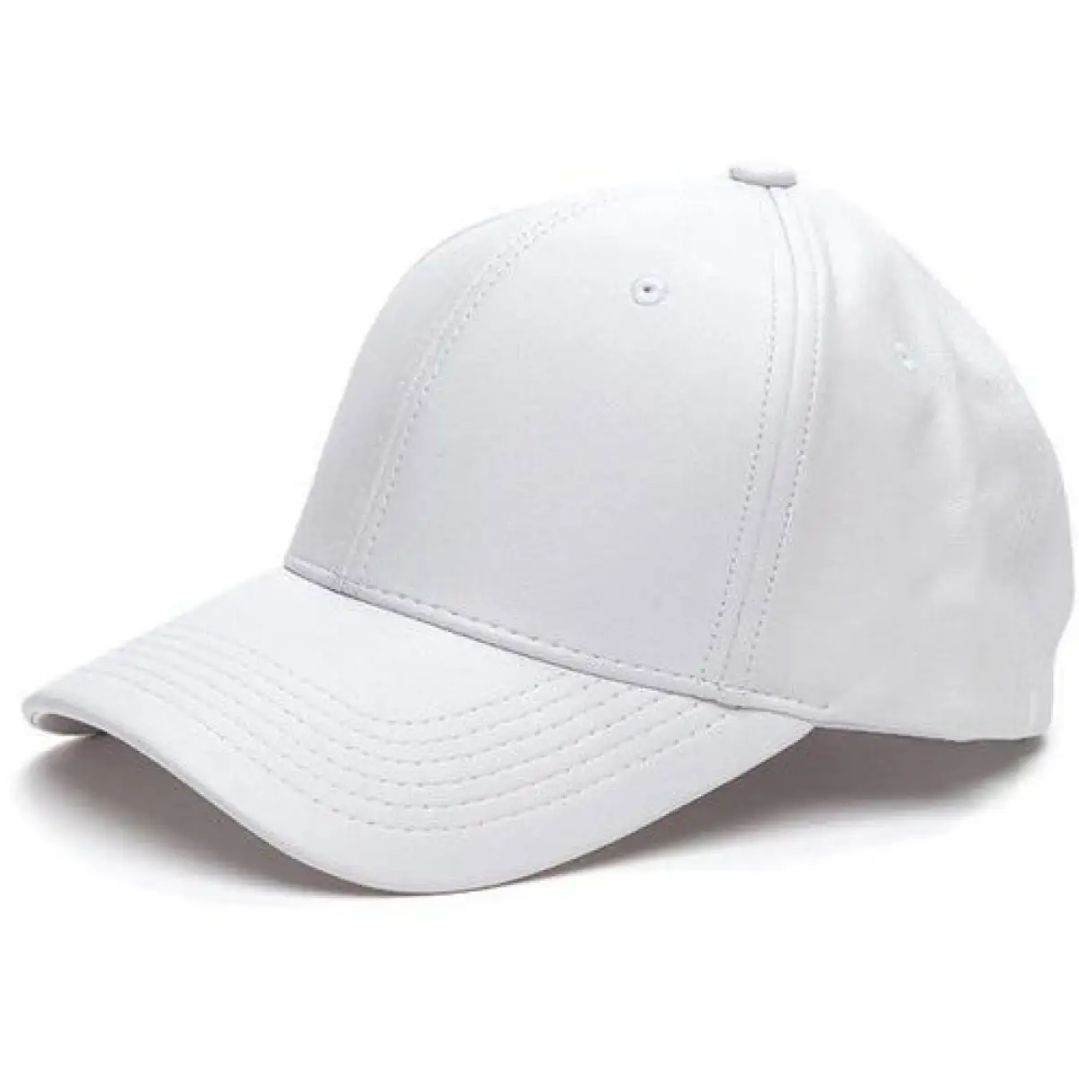 Stylish White Adjustable Cap For Men