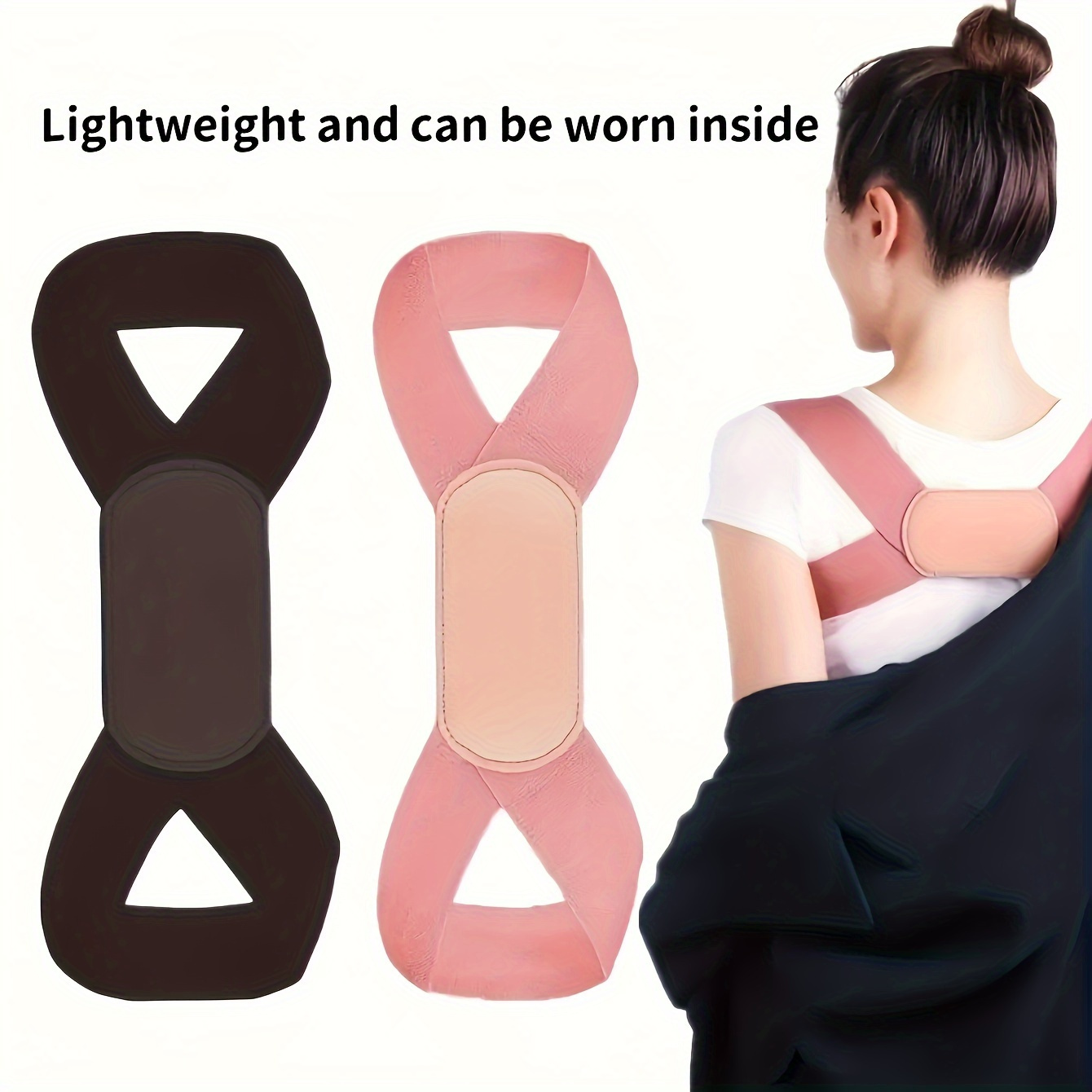Ladies' Breathable Invisible Posture Corrector - Fashionable and Comfortable Back Support Accessory