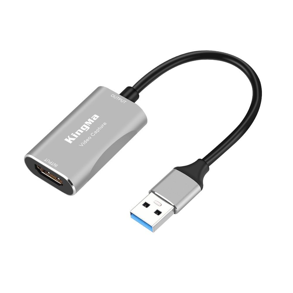 KINGMA HDMI to USB-C 3.0 Video Capture Card 4K 1080p for Streaming Video Broadcast