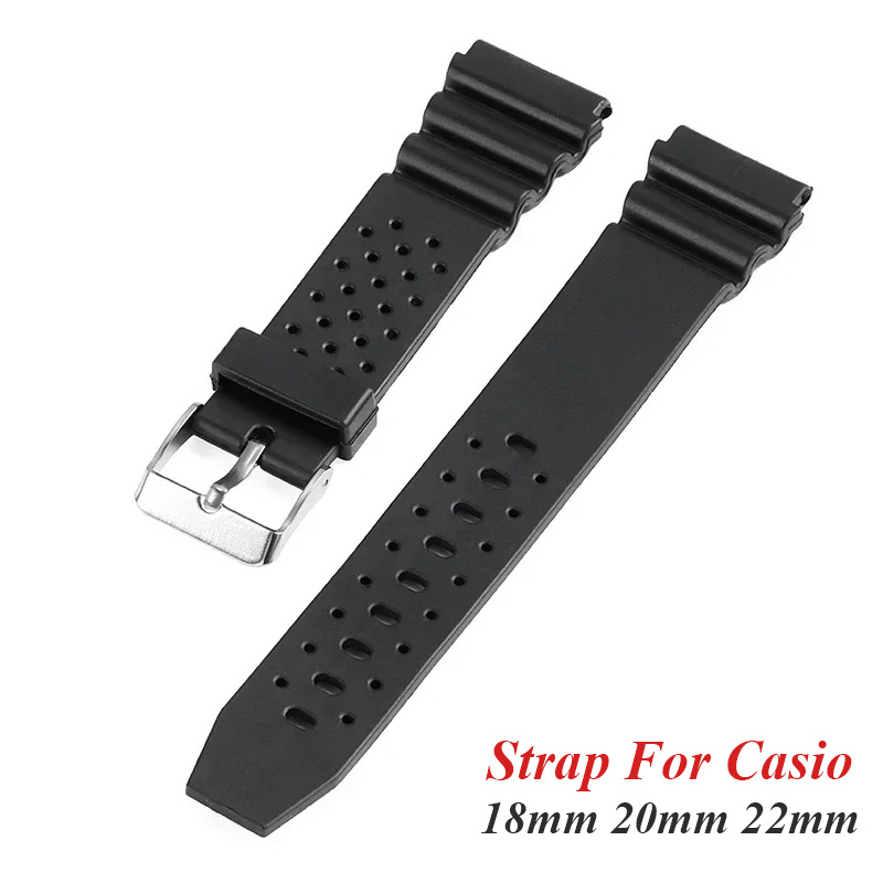 18mm 20mm 22mm Watchbands Plastic Watch Band for Replacement Wrist Sports Straps Breathable Waterproof Wristband