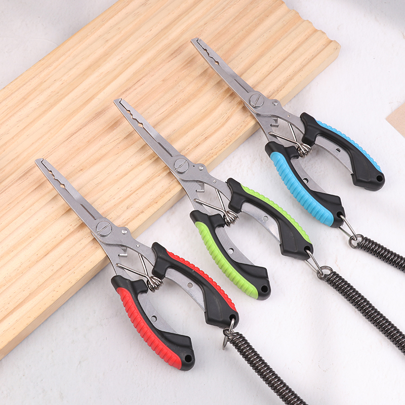 Angling Equipment Fish Pliers Ergonomics Anti-slip High-strength Multifunctional Cut Fishing Line Fishing Tied Hooks Pliers