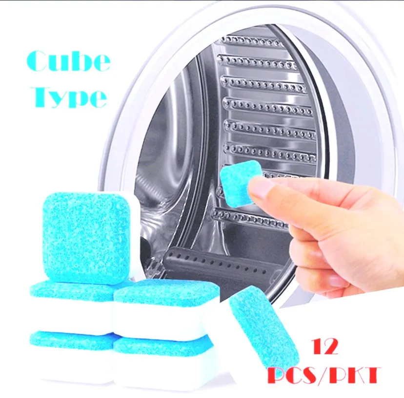 12 pcs Wahing machine Cleaning tablet