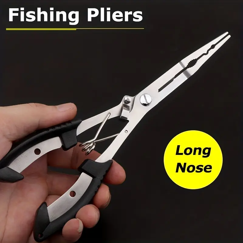 Accessories Durable Fishing Pliers Stainless Steel Outdoor Camping Hook Remover Multifunctional Fish Mouth Pliers