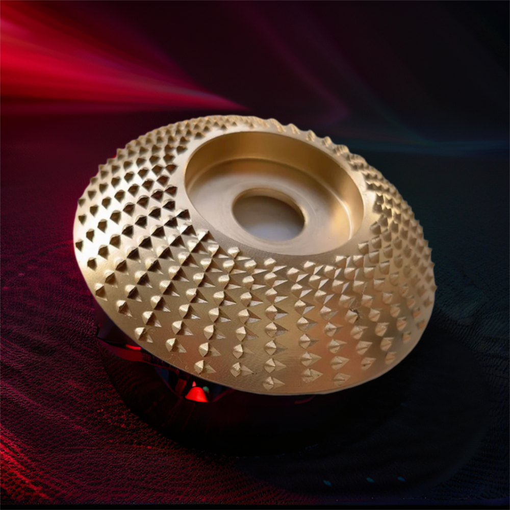 1/3Pcs Wood Grinding Wheel Angle Grinder Rotary Disc Wood Carving Sanding Carbon Steel Arc/Flat/Bevel Disc Abrasive Tool