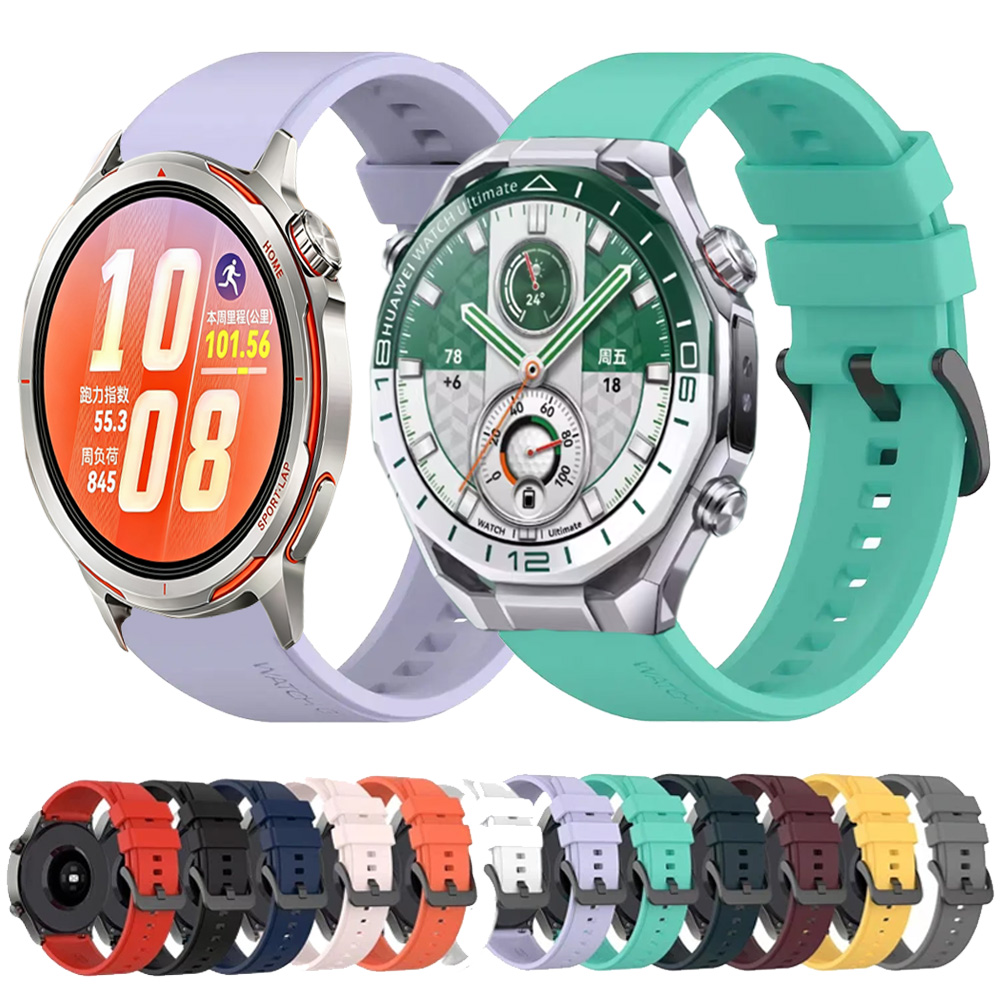 22mm 20mm Sports Silicone Strap For Watch Ultimate 2 GT Runner 2 GT6-5 46mm Original Bracelet Band For Active Max