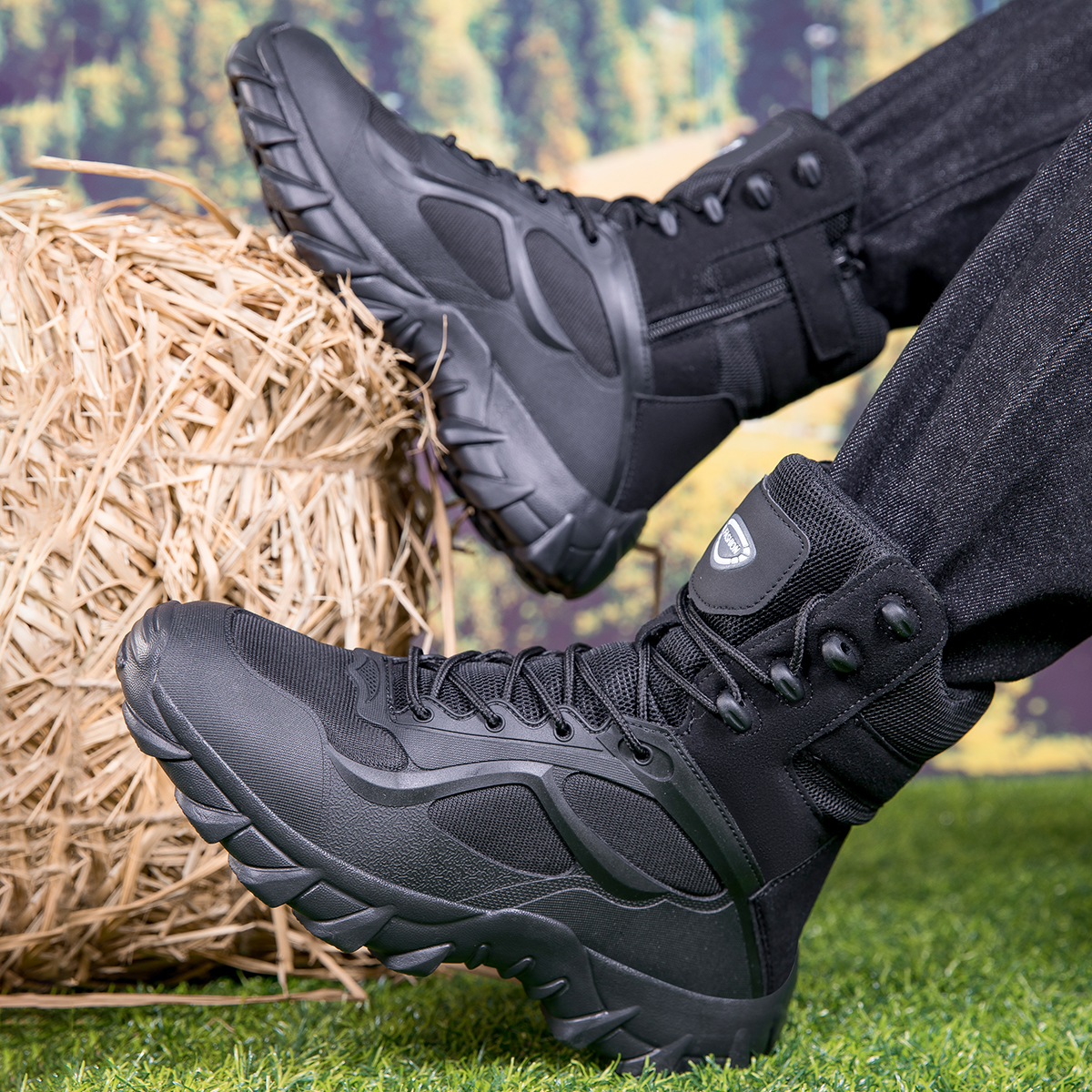 Men Women Unisex Camping Boots Warm Winter Plush Snow Lace Up Rapid High Quality Anti-Slip Outdoor Training Casual Shoes