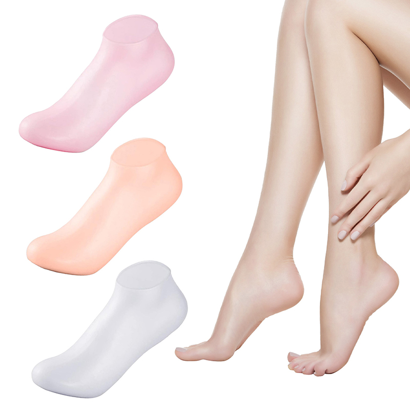 For Dry Cracked Feet Foot Care Socks Spa Pedicure Socks Massage Moisturizing Gel Socks 1pair Silicone Moisturizing Foot Socks