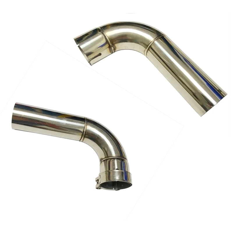 1pcs The car accessories The exhaust pipe Stainless steel 90 degree turn pipe The muffler is connected to the elbow