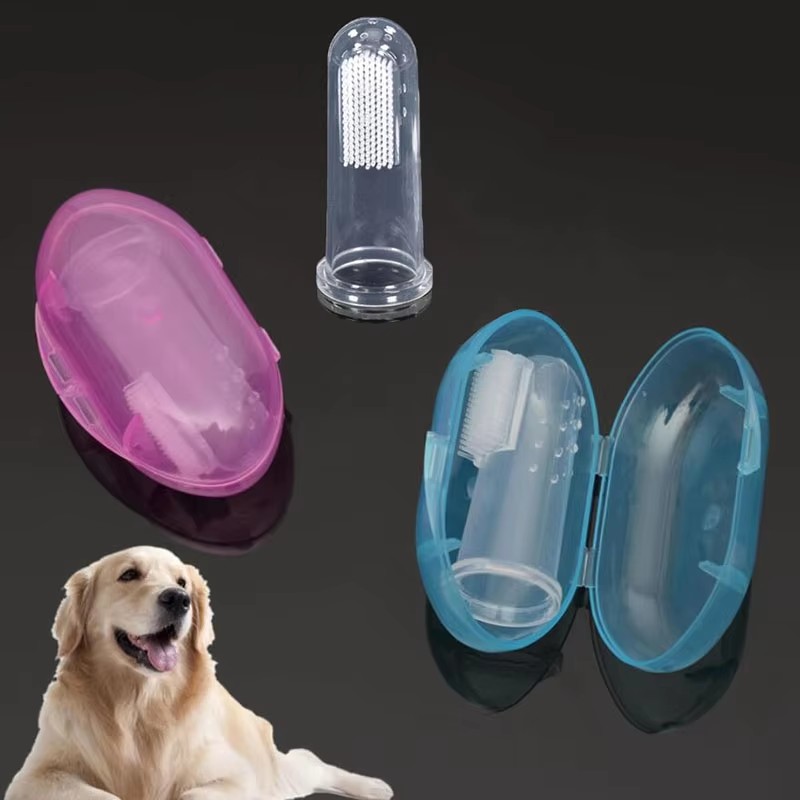 Pet Cat Dog Toothbrush Cleaning Brush for Teeth Cleaning Bad Breath Teeth Care Tool Tongue Cleaning Pet Accessories