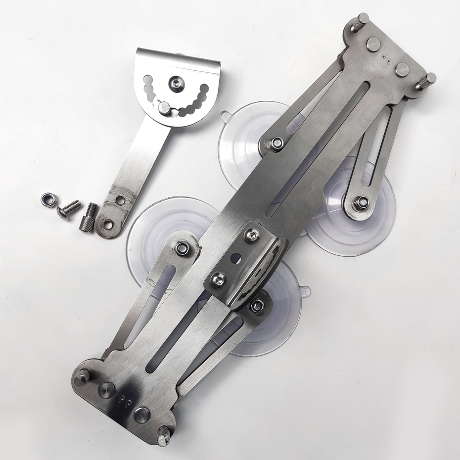 Portable DIY Linear Actuator Bracket Aluminum Alloy Adjustable Pitch And Elevation Angle Motor Bracket Foldable With Suction