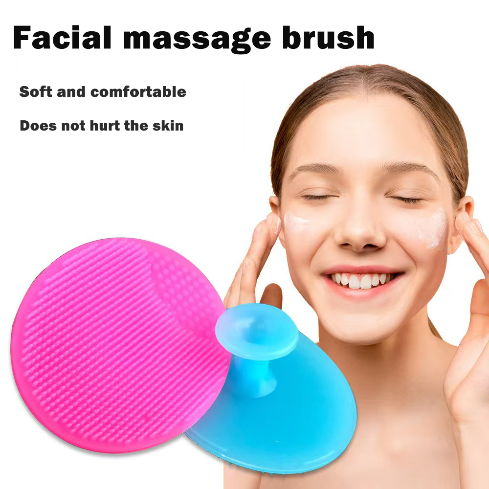 Silicone Shampoo Brush for Baby Infant Bathing Soft Silicone Boys Kids Shower Brush Head Hair Washing Massage Brushes Wipe Comb