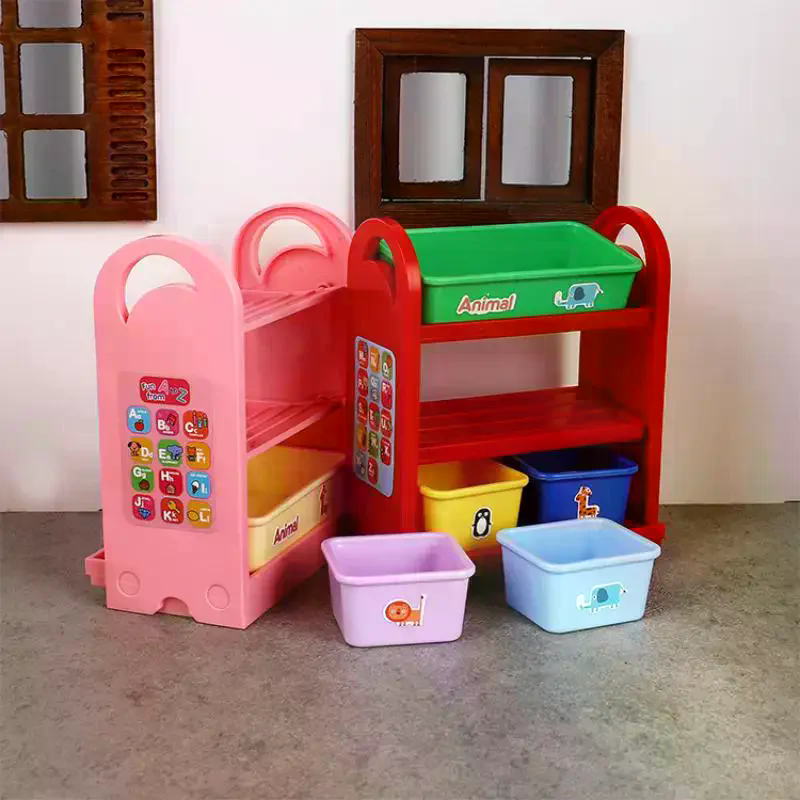 1 Set Scene Decoration Toy 1/6 Dollhouse Miniature Storage Rack Model Display Stand Storage Rack Doll House Accessories