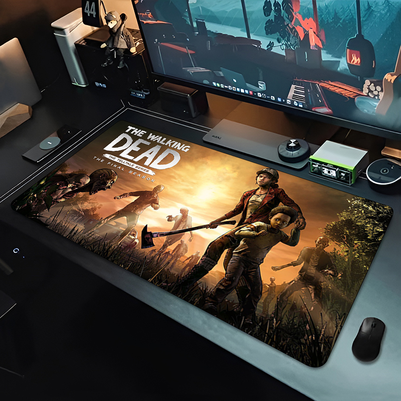 Large Mouse Pad Gamer Cabinet Pc Keyboard Desk Mat 900x400 The W-Walking D-Dead MousePads Laptop Gaming Accessories Mousepad Xxl