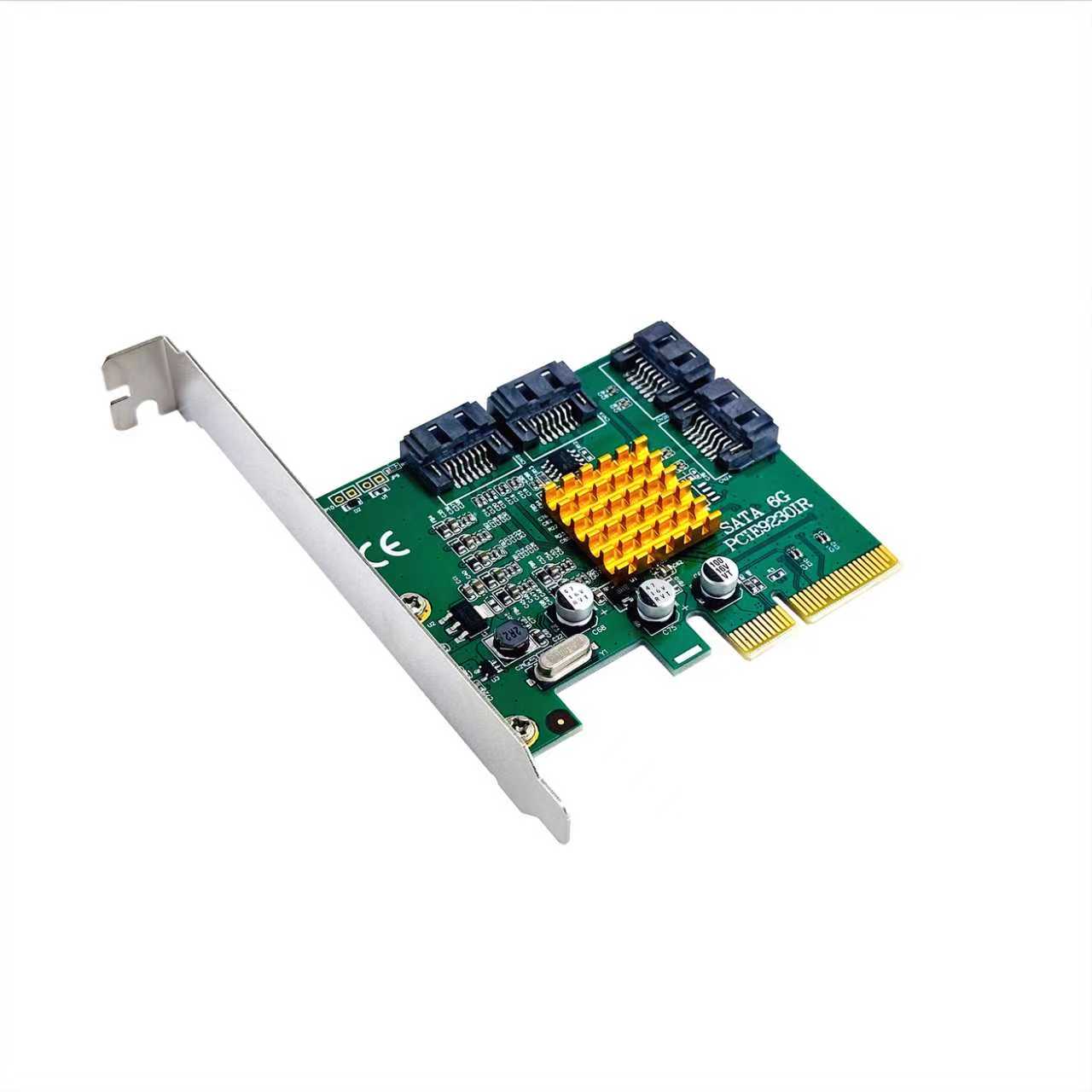 PCIE TO 4 ports sata3.0 card Marvell 88SE9230 Chip SATA/PCIE Raid Controller SATA PCIE SATA Raid Card 9230 raid sata 3 adapter