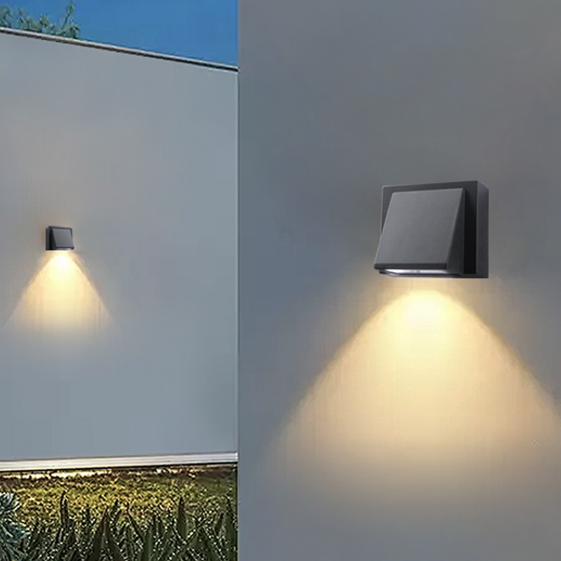 LED Wall Lamp 3W 6W AC86-265V Indoor Bedroom Living Room Stairs Hallway Wall Light Outdoor Waterproof Garden Lighting