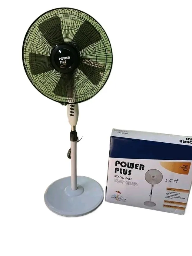 16 Inch Power Plus Stand Fan With Timmer