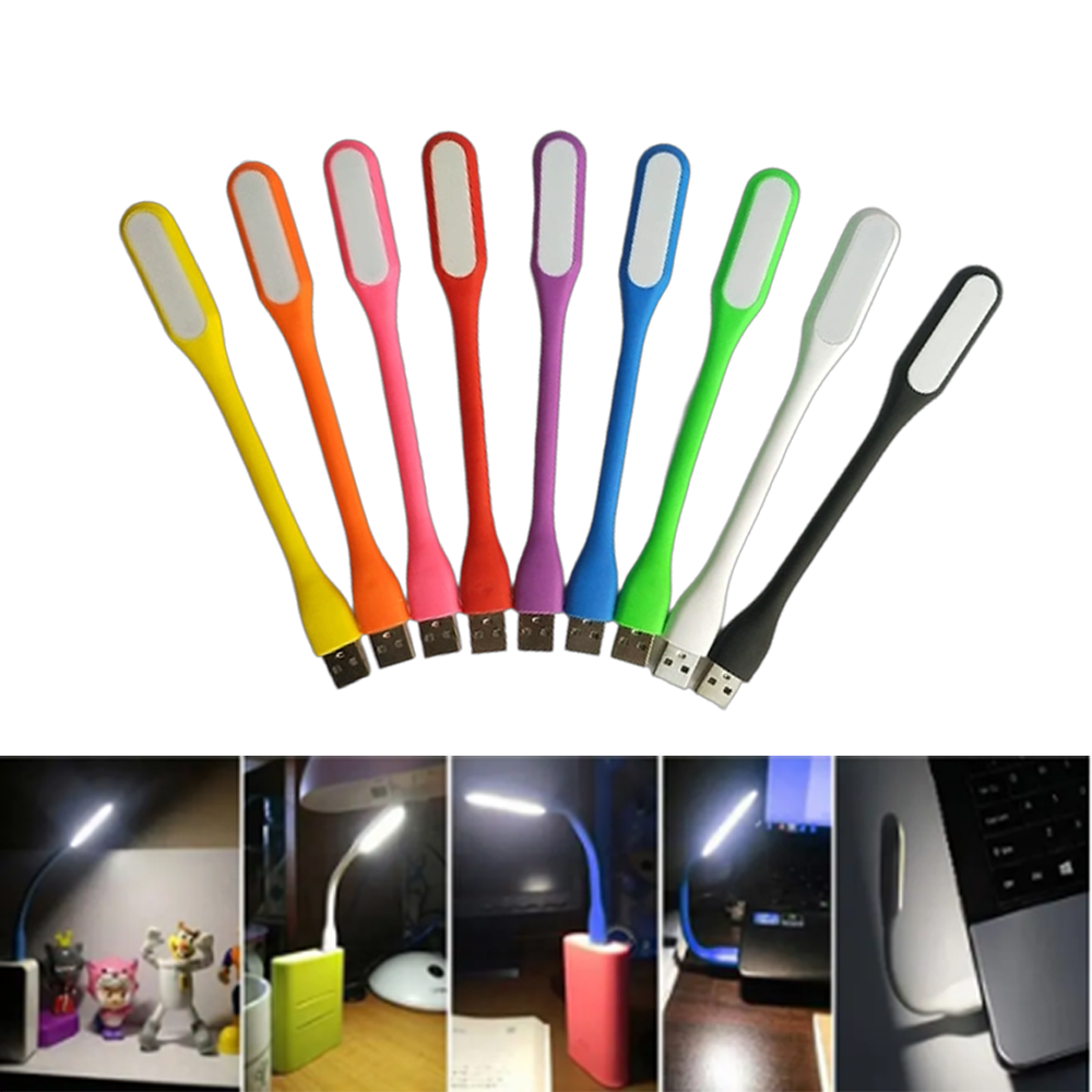 Mini 5V USB LED Night Light 3-24LEDS Book Light Portable Reading Desk Beside Lamp with Touch Switch for Power Bank PC Notebook