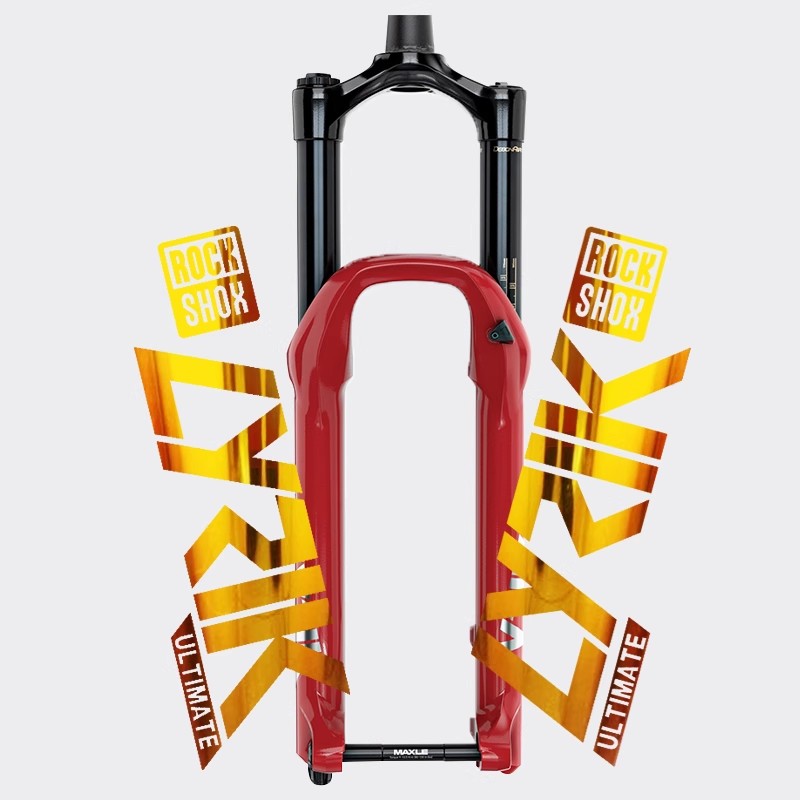 RockShox Lyrik Front Fork Decals Mountain Bike Waterproof Bicycle Decoration DIY MTB Cyclig Sticker Rock Shox BMX