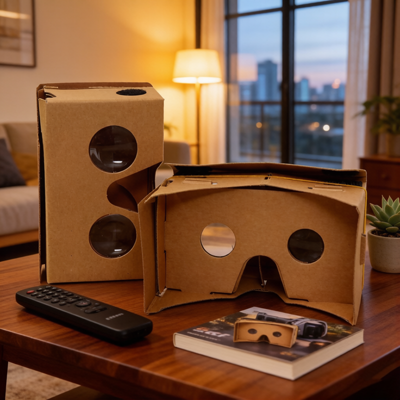 2026 New Cardboard 3D Glasses Virtual Reality Headset Portable For Android Smartphone Mobile Phone Video Game Viewing