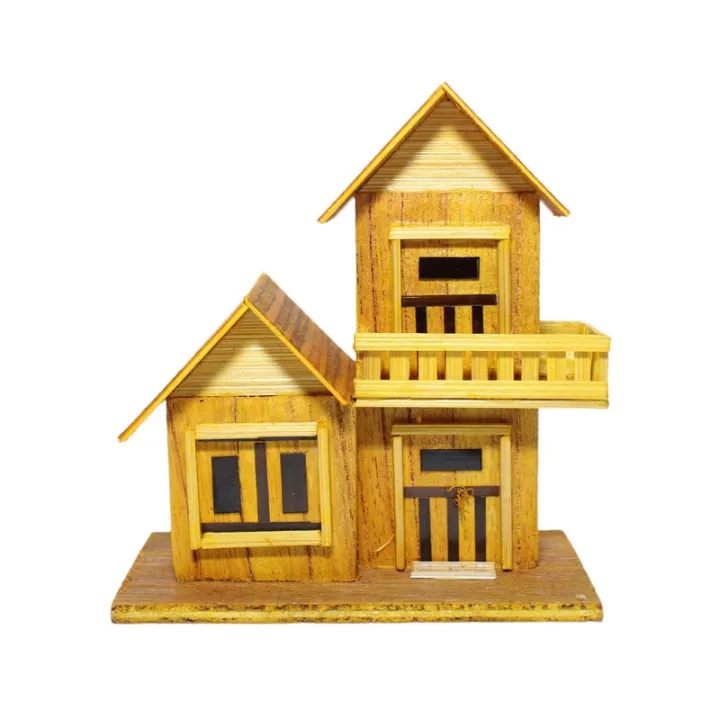 Wooden Small Wooden House Decoration Handicrafts -sewaPasal