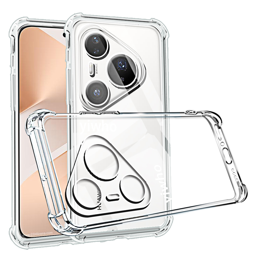 Transparent Phone Case for Pura 80 Pro + Ultra P80 Clear Soft TPU Back Cover for Huwei Pura 70 60 Pro Plus P70 P60 Pura80