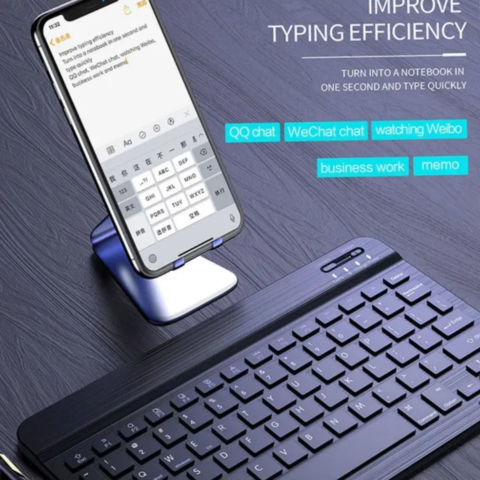 Bluetooth Keyboard Type On Anything Wifi Plus Rechargeable