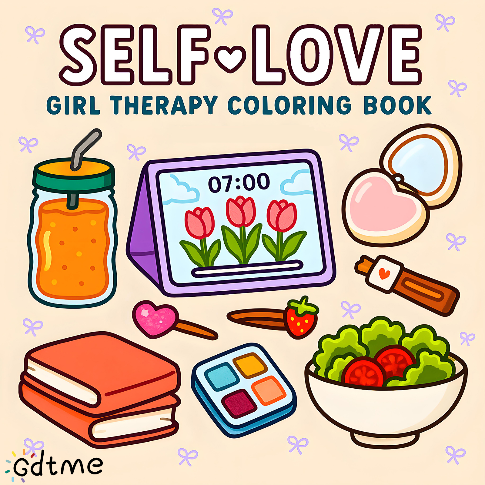 Self Love Coloring Book for Adults - Bold & Easy Stress Relief Patterns, Cute Animal & Floral Designs, Perfect Birthday