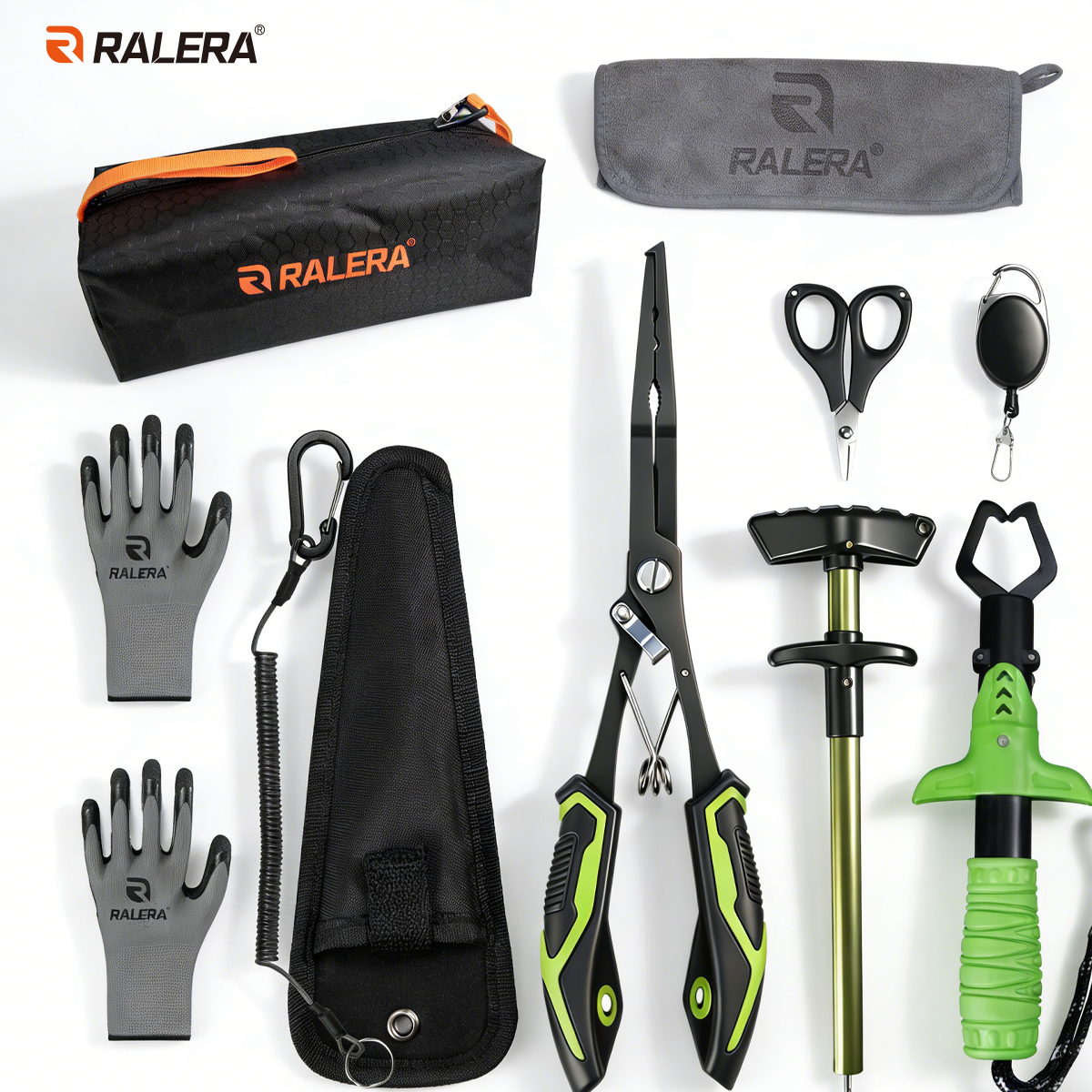 Multifunctional Fishing Tool Set, Rust-Proof Fishing Pliers, Seven-in-One Function Configuration, Essential Supplies for Fishing