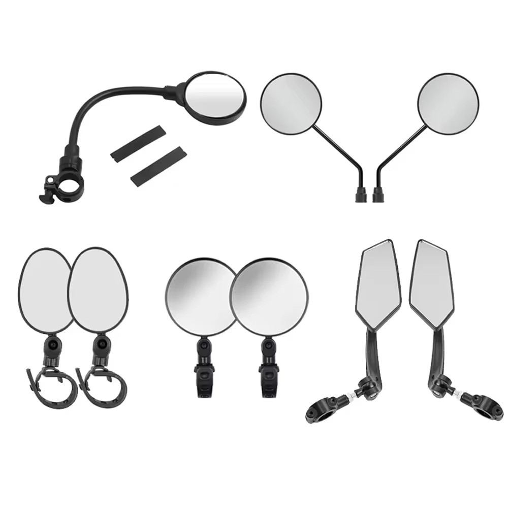 1/2pcs Bicycle Rearview Mirror Electric Scooter Rear View Mirror Side Mirrors Universal for Motorcycle Electric Scooter Bicycle