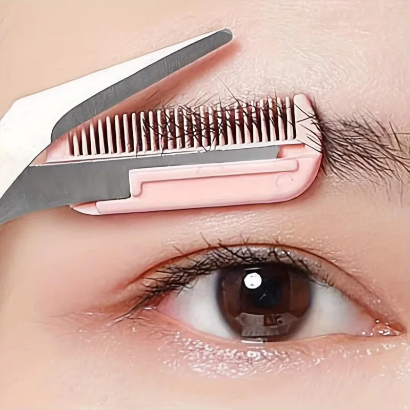 1/3PCS Eyebrow Trimmer Makeup Tools Stainless Steel Eyebrow Scissors with Comb Hair Removal Eyebrows Shaping Makeup Tools dr. eyemo