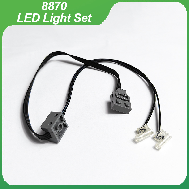 New Technical LED Light Set 8870 Power Fucntions Parts for MOC Building Blocks for Auto Modification