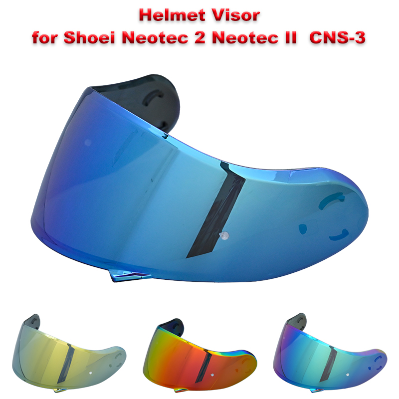 Casco Moto Accessories Motorcycle Helmet Visor for Shoei Neotec 2 Neotec II CNS-3 Helmet Shield Uv Protection Windshield