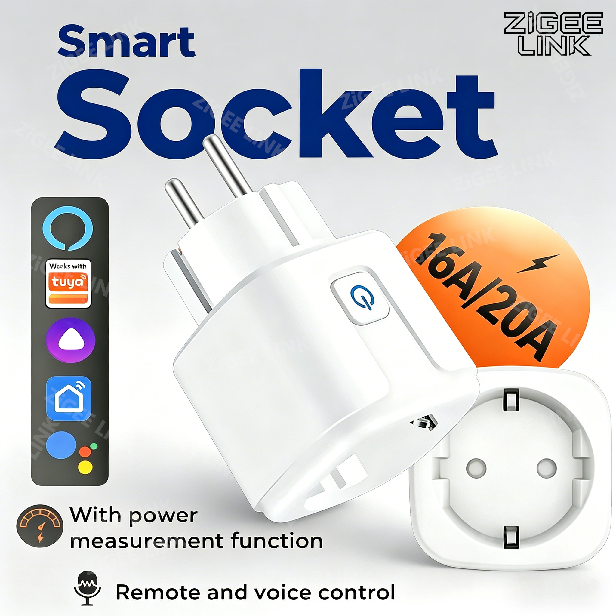 16A Switzerland Plug Smart Wifi SW Socket Wireless Smart Life Tuya APP Remote Control Time Control 3500w Works With Alexa