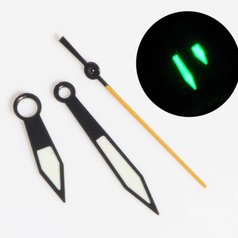 High Quality NH35 NH36 Watch Hands C3 Green Luminous Fit NH34 NH35 NH36 NH38 NH39 NH70 NH72 Movement Accessory