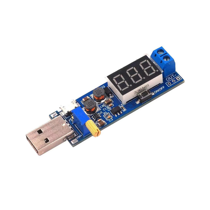 1pc DC-DC 5V to 3.5V / 12V USB Step UP / Down Power Supply Module LED Adjustable Boost Buck Converter Adjustable Out DC 1.2V-24V