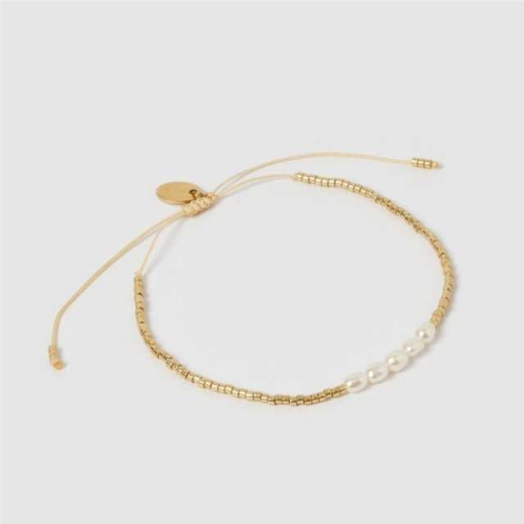 KKBEAD Gold Miyuki Beads Bracelet Simple Fashion Thin Natural Freshwater Pearl Women Summer Accessory Hand Chain
